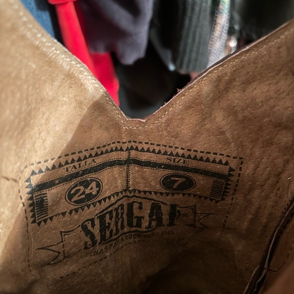 Sergal Women's Studded Cowgirl Boots - Picture 4 of 4